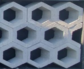 Hexagon vent blocks